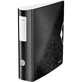 Lime LEITZ® Active WOW, DIN A4, largeur dos 82 mm, 5 pièces, noir