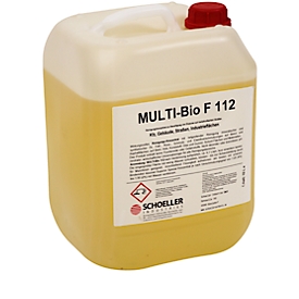 Limpiador industrial Schoeller Industries Multi-Bio, para carreteras y superficies, contra la grasa/aceite/hollín, biodegradable, sin sustancias peligrosas, 10 l en botes