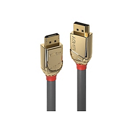 Lindy Câble DisplayPort 1.4 - Gold Line - 0.5m - 0,5 m - DisplayPort - DisplayPort - Mâle - Mâle - 4096 x 2160 pixels