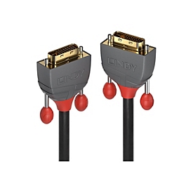 Lindy Câble DVI-D Dual Link - Anthra Line - 5m - 5 m - DVI-D - DVI-D - Mâle - Mâle - Noir