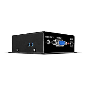 LINDY Cat.6 2 Port VGA Receiver - Erweiterung für Video/Audio