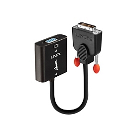Lindy Cble de conversion DVI-D vers VGA - 0,1 m - DVI-D - VGA (D-Sub) - Mâle - Femelle - Droit