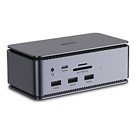 LINDY DST-Pro - Dockingstation - für Laptop - USB-C - HDMI, DP, USB-C - 10GbE, 1GbE