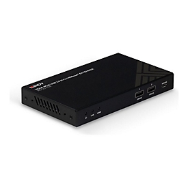LINDY - KVM / Audio / Serial / Infrared Extender - Empfänger - HDBaseT 2.0 - über CAT 6 - USB