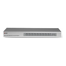Lindy - KVM-Switch - VGA, USB & PS/2 Combo - 16 x KVM port(s) - 1 lokaler Benutzer - an Rack montierbar