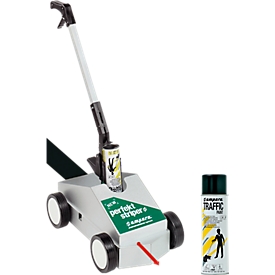 Line marker + marking paint, black (RAL 9017)