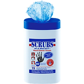 Lingettes nettoyantes pour les mains SCRUBS® IN-A-BUCKET®, 15 pièces