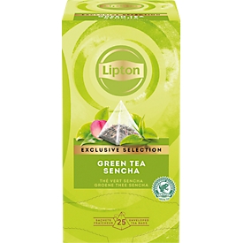 Lipton Exclusive Selection Grüner Tee Sencha, Pyramidenbeutel, 6 x 25 Teebeutel