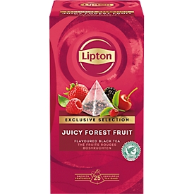 Lipton Exclusive Selection Waldfrüchte, Pyramidenbeutel, 6 x 25 Teebeutel