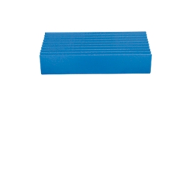 Listones para rejilla para suelo Yoga Rost®, azul, 10 unidades