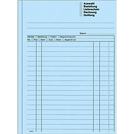Livre à usages multiples Favorit, 50 x 2 feuilles