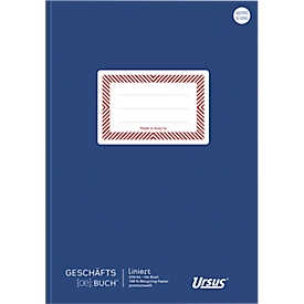 Livre de compte éco Ursus®, A4, 144 feuilles, ligné avec interlignes de 9 mm