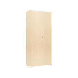 Locker 2-deurs, zonder akoestisch front, B 800 x D 450 x H 2300 mm, ahorndecor