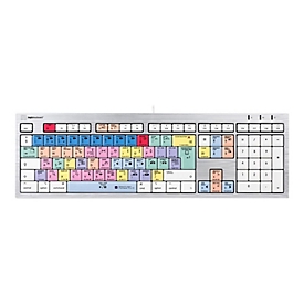LogicKeyboard Adobe Premiere Pro CC Mac ALBA - Tastatur - USB - QWERTY - GB - Tastenschalter: Scissor-Switch