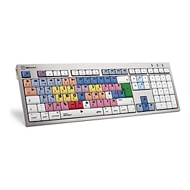 LogicKeyboard Avid Media Composer ALBA Slimline - Tastatur - klassisches Layout, Mac - USB - QWERTY - GB