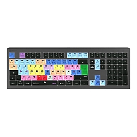 LogicKeyboard Avid Media Composer Astra 2 - Tastatur - klassisches Layout, Mac - hintergrundbeleuchtet - USB - QWERTY