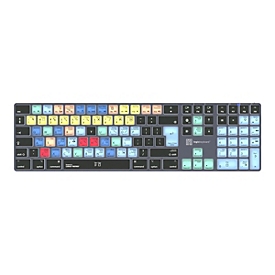 LogicKeyboard Cubase / Nuendo TITAN - Tastatur - Mac - hintergrundbeleuchtet - kabellos - USB, Bluetooth 5.1