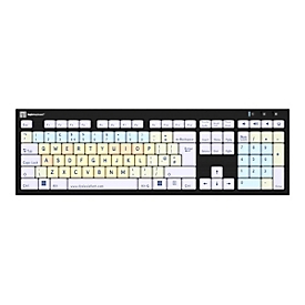 LogicKeyboard Dyslexie NERO Slimline - Tastatur - Windows - USB - QWERTY - Englisch
