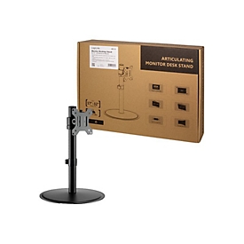 LogiLink - Aufstellung - neigbar - für Monitor / Curved-Monitor - Stahl, Kunststoff - Schwarz