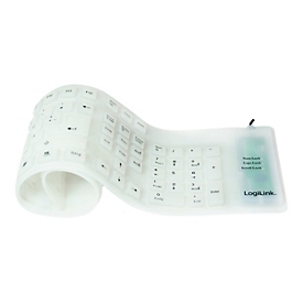 LogiLink Flexible Waterproof - Tastatur - PS/2