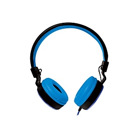 LogiLink Foldable - Kopfhörer - On-Ear - kabelgebunden - Blau