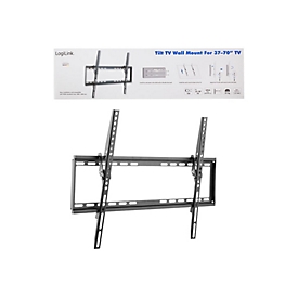 LogiLink - Klammer - für Fernseher und Monitor - kaltgewalzter Stahl - Bildschirmgröße: 94-177.8 cm (37"-70") - Wandmontage