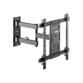 LogiLink - Klammer - full-motion - für LCD-TV / gekrümmter LCD-TV - Schwarz