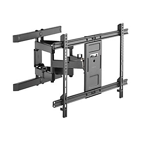 LogiLink - Klammer - full-motion - für LCD-TV / gekrümmter LCD-TV - Schwarz