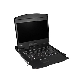 LogiLink - KVM-Konsole - PS/2, USB - QWERTZ - 48.3 cm (19") (18.47" sichtbar) - Rack