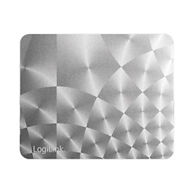 LogiLink Mouse Pad Aluminum - Mauspad - Aluminium, Metallic-Effect