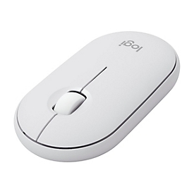 Logitech 910-007013 - Ambidextre - Optique - RF sans fil + Bluetooth - 4000 DPI - Blanc