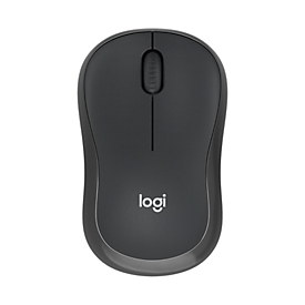 Logitech Bluetooth muis M 240 Silent, voor links-/rechtshandigen, extra stil, 3 knoppen en scrollwiel, 400-4000 dpi, tot 10 m, incl. batterij, grafiet