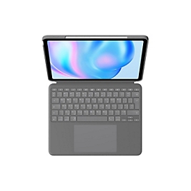 Logitech Combo Touch - Tastatur und Foliohülle - mit Trackpad - hintergrundbeleuchtet - Apple Smart connector - QWERTZ