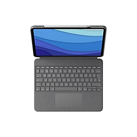 Logitech Combo Touch - Tastatur und Foliohülle - mit Trackpad - hinterleuchtet - Apple Smart connector - QWERTZ