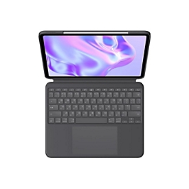 Logitech Combo Touch - Tastatur und Foliohülle - mit Trackpad - hinterleuchtet - Apple Smart connector - QWERTZ