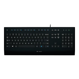 Logitech Corded K280e - Tastatur - Französisch