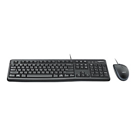 Logitech Desktop MK120 - Tastatur-und-Maus-Set - Schweiz