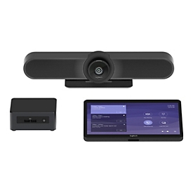 Logitech Tap for Microsoft Teams Small Rooms - Kit für Videokonferenzen - mit Intel NUC, Logitech JumpStart (90 days)