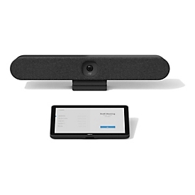 Logitech Tap IP Appliance Room Solutions Huddle + Small Rooms - Kit für Videokonferenzen (Logitech Rally Bar Huddle, Logitech Tap IP) - Graphite