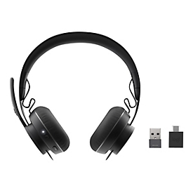 Logitech UC Zone Wireless - Headset - On-Ear