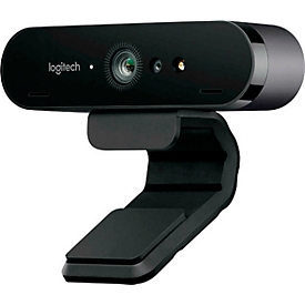 Logitech® Webkamera ConferenceCam BRIO, 4K UHD, 5x Zoom, Winkel einstellbar, Autofokus, 2 Mikrofone, Panel & Clip