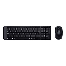 Logitech Wireless Combo MK220 - Tastatur-und-Maus-Set - kabellos - 2.4 GHz - International Englisch