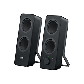 Logitech Z207 Haut-parleurs Bluetooth pour ordinateur - 2.0 canaux - Avec fil &sans fil - 5 W - Noir