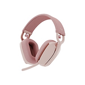 Logitech Zone Vibe 100 - Sans fil - Appels/Musique - 185 g - Casque - Rose