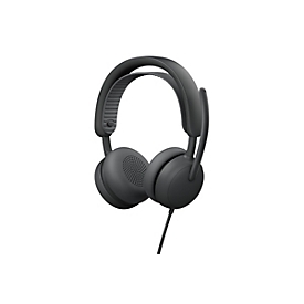 Logitech Zone Wired 2 for Business - GRAPHITE - Headset - 20 KHz