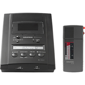 Lot complet dictaphone SH10 Grundig et appareil de lecture ST3221 Grundig