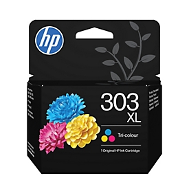 Lot de cartouches d'imprimante HP d'origine 903XL, cyan/magenta/jaune, environ 3 x 415 pages