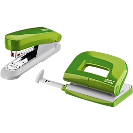 LOT perforateur et agrafeuse Evolution Twin Set fresh Novus, vert