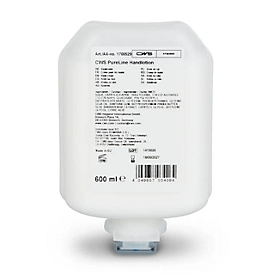 Lotion pour les mains Clear+ by CWS PureLine, compatible avec tous les distributeurs PureLine, pH neutre, testée dermatologiquement, lot de 8 flacons de 600 ml chacun