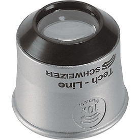 Loupe d'horloger Tech-Line grossissement 10x Lentille D.22,8mm Suisse